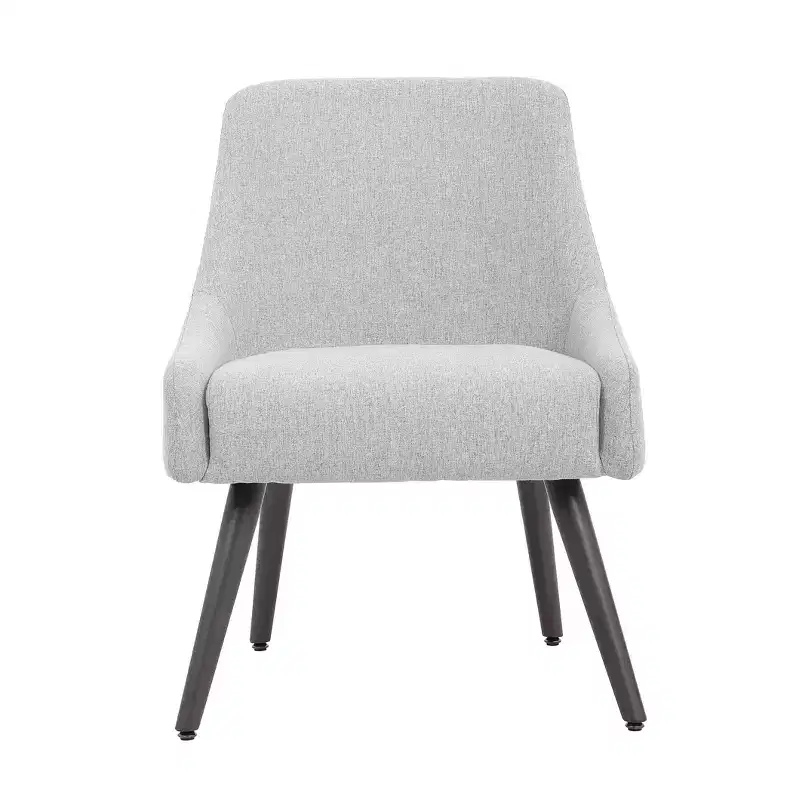 Boyle Guest Chair Gray: Comfortable Lumbar Support, Metal Frame - Boss Office Products