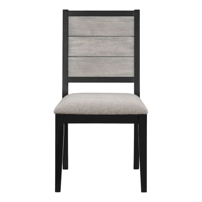 Centera Grey and Black 7-Piece Dining Table Set