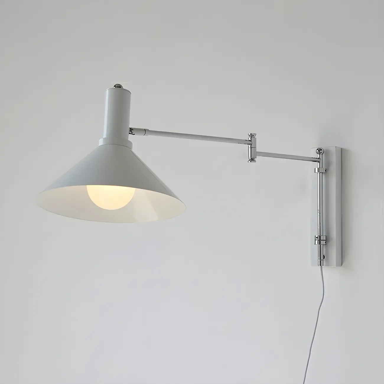 Industrial Metal Stylish Swing Arm Wall Light