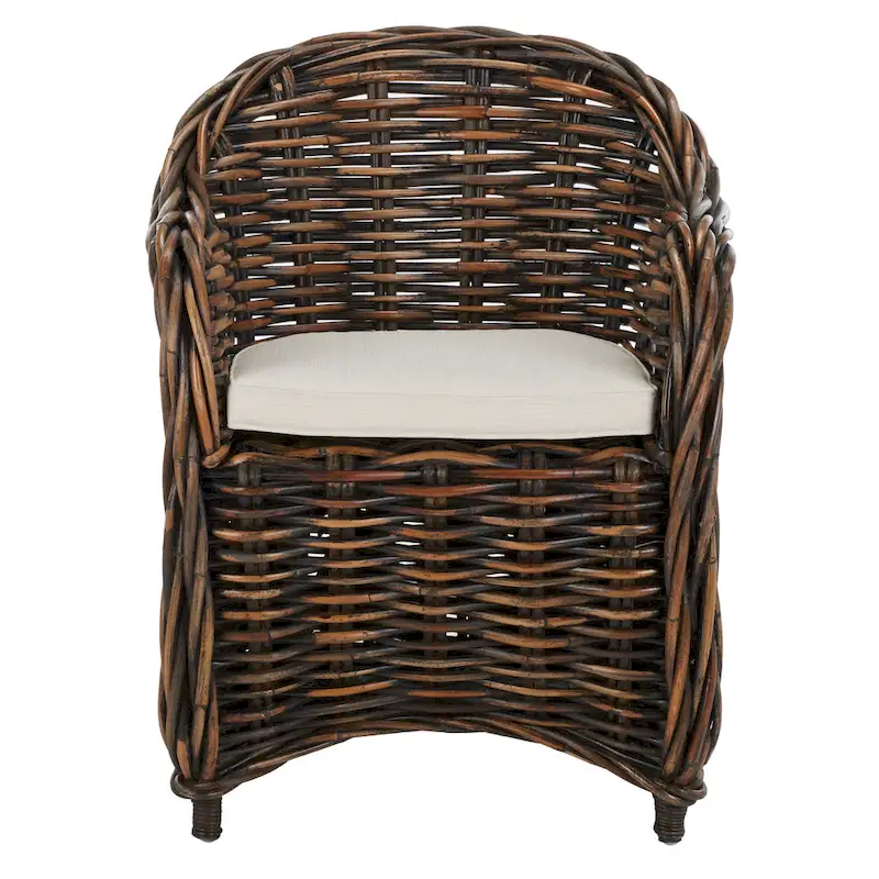 Styliani Natural Rattan Club Chair - 27.5  x 27.5  x 35.5  - 28Wx28Dx36H