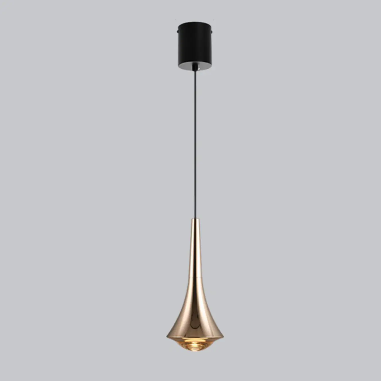 Bedside Metal Pendant Light with Third Gear Dimming