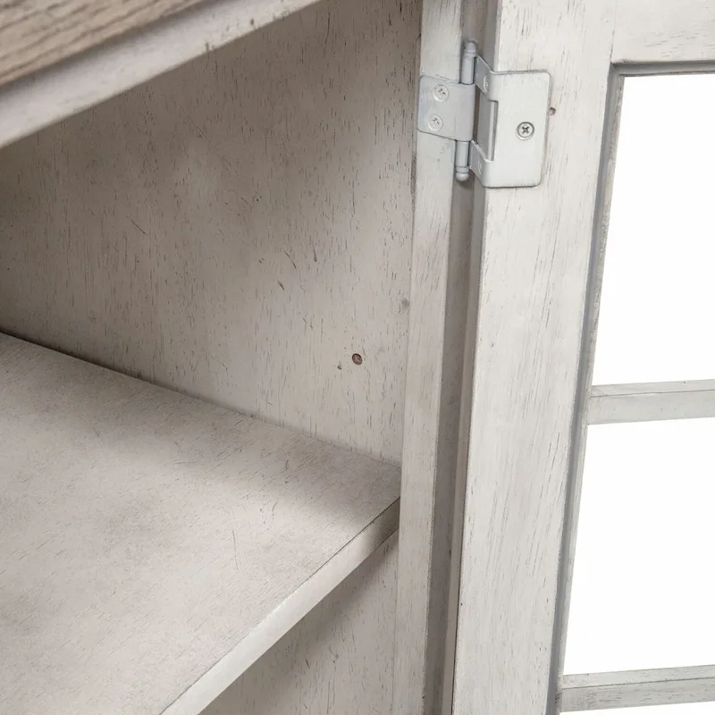 Antique Linen Weathered Gray Server