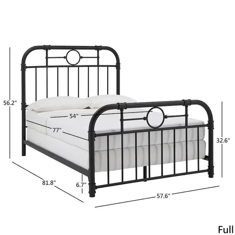 Kendal Black Metal Bed