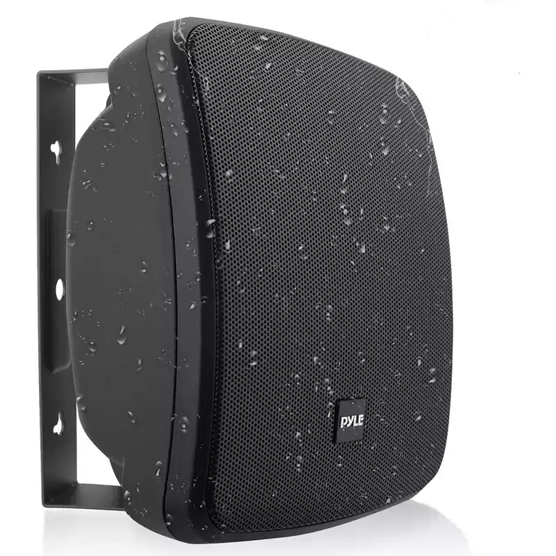 Pyle 4 Waterproof On-Wall/Patio Commercial Speaker - 40W, Marine Grade, Adjustable Bracket