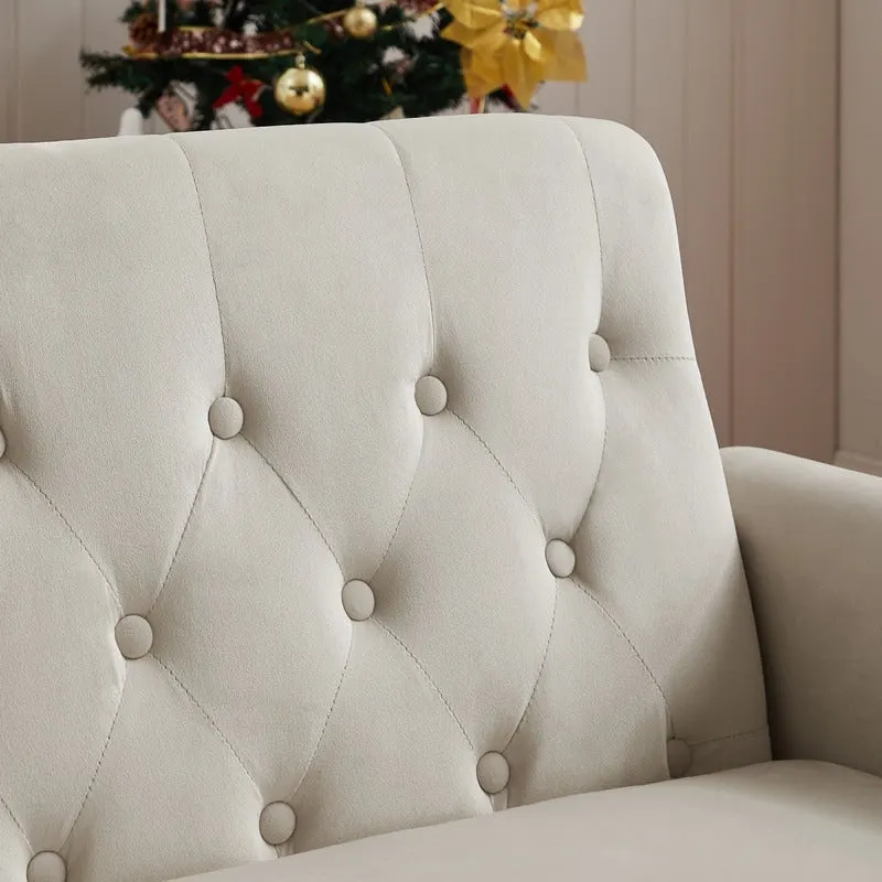Adjustable Sleeper Sofa with 2 Lumbar Pillows