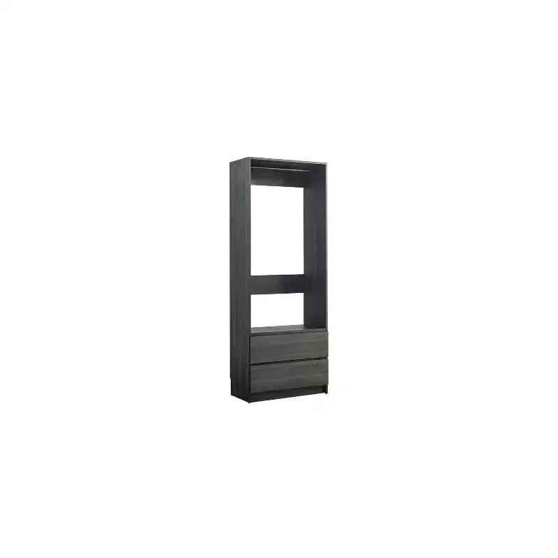 HomeStock Prosper 32 Wood Walk-in Closet with Two Drawers