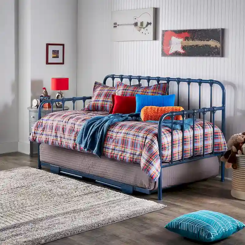 Constance Metal Daybed with Lift-up Trundle by