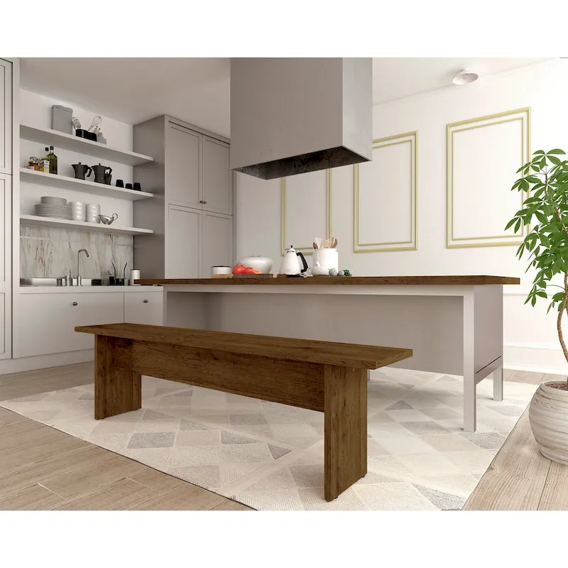 Manhattan Comfort Nomad 67.91 Modern Dining Bench