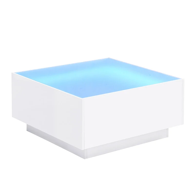 Square High Glossy Coffee Table