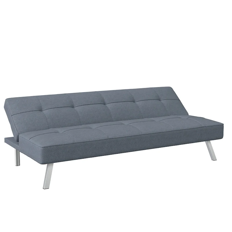 Convertible Sofa with Finger Guard – Sofa, Lounger & Full-Size Bed