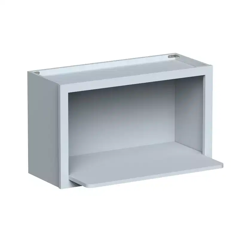 CASAINC 30 W x 18 H x 12 D Shaker Base Kitchen Cabinet, Solid Wood Frame, Water-Based Low-VOC Paint, RTA, Dove Gray