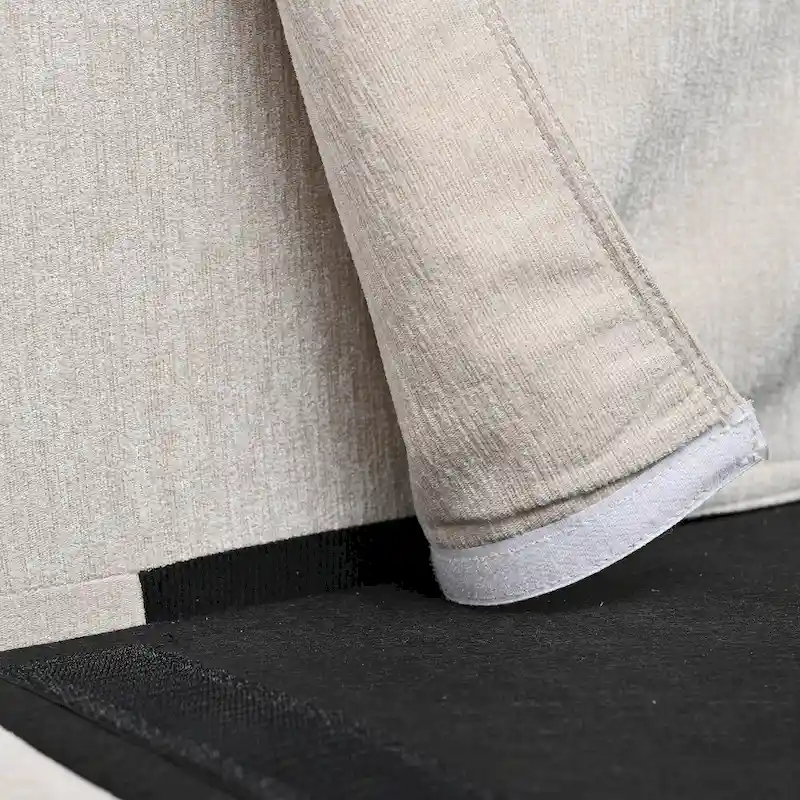 107.87 Removable Cushion 4-Seat Sectional Sofa with Movable Ottoman