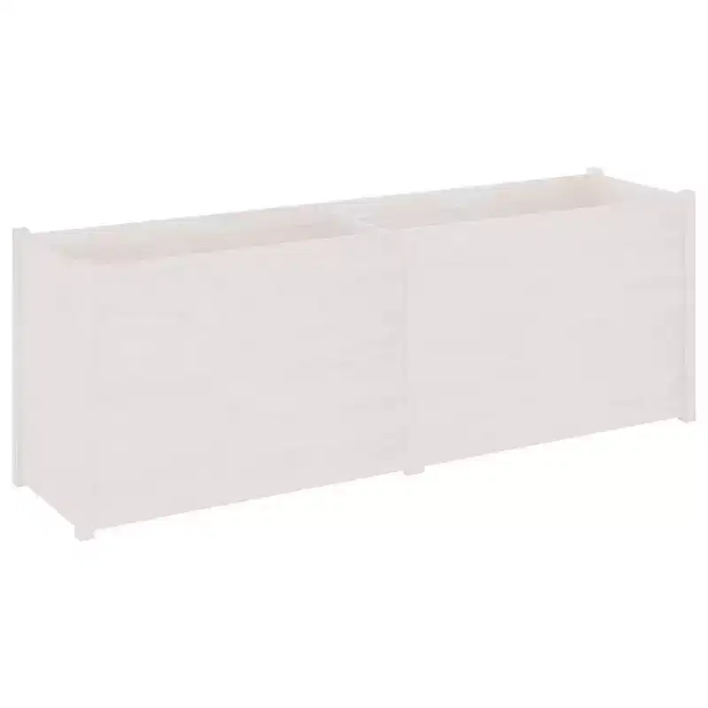 vidaXL Planter Outdoor Raised Garden Bed Patio Flower Box Solid Wood Pine