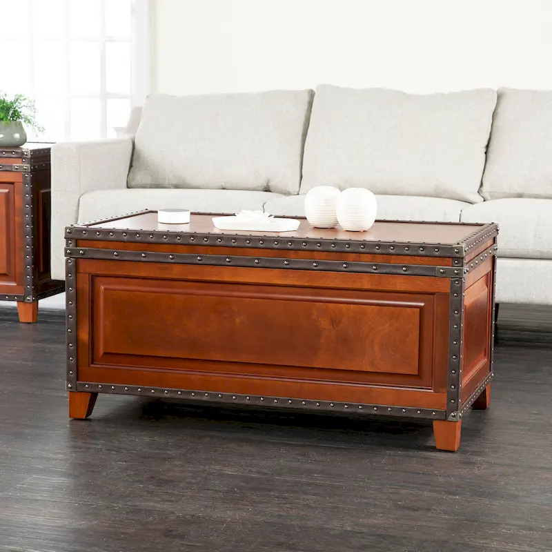 Wooden Trunk Coffee Table