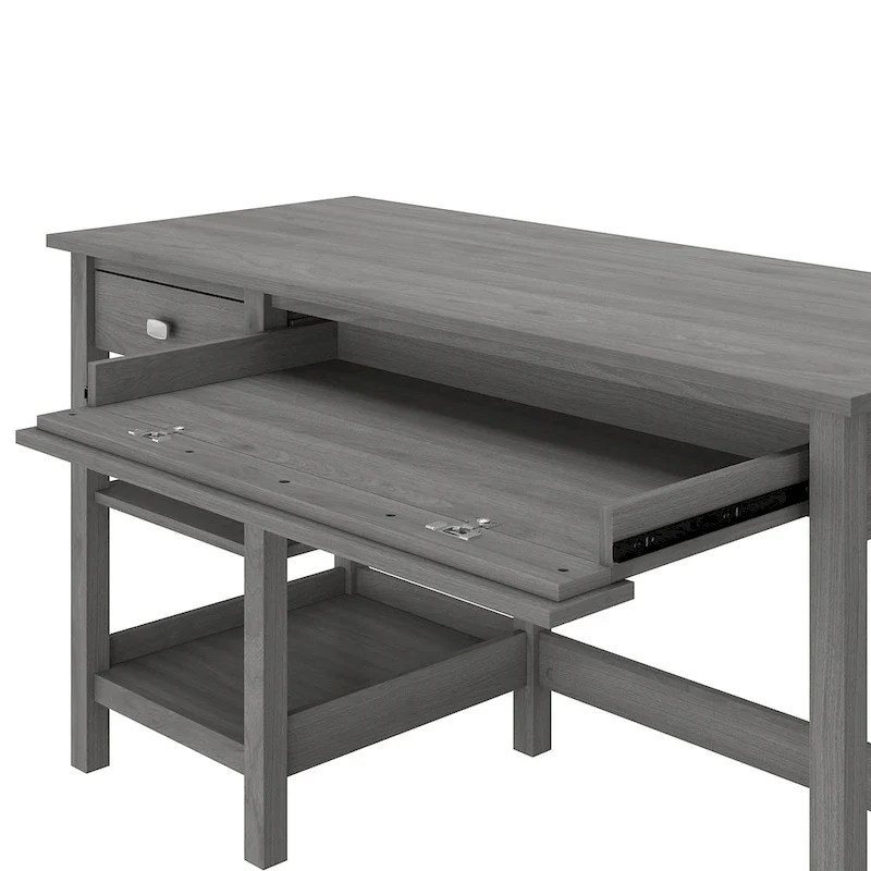 Broadview 54W Computer Desk with Shelves by Bush Furniture