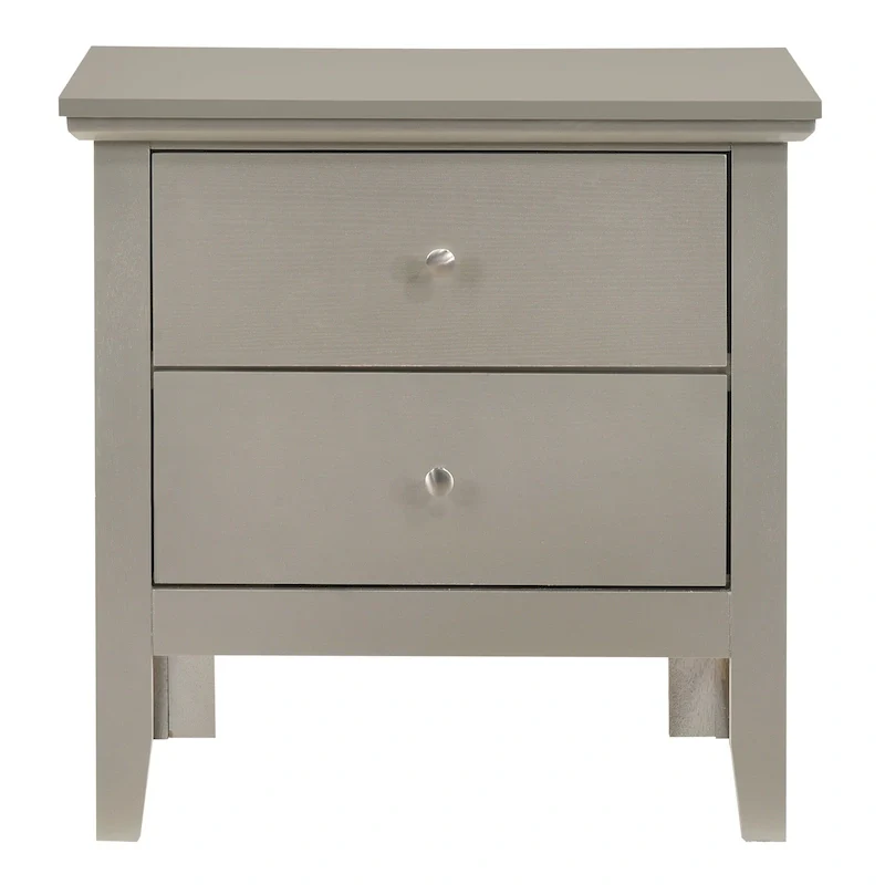 Primo 2-Drawer Nightstand (24 in. H x 19 in. W x 15.5 in. D)