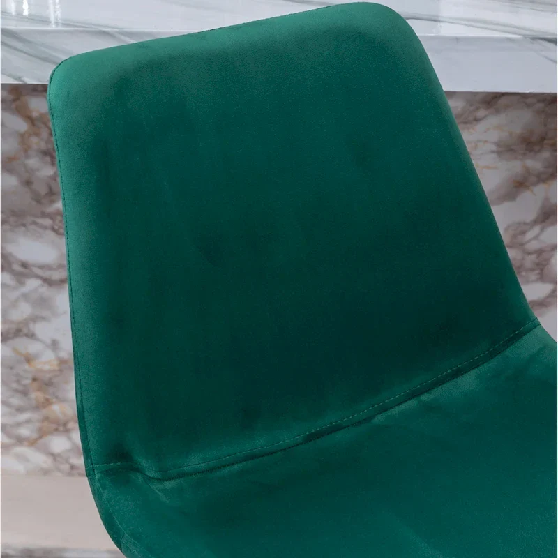 Roundhill Furniture Aufurr Modern Velvet 26.50 Counter Height Stool (Set of 2)