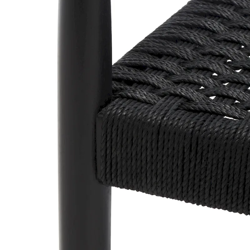 SAFAVIEH Couture Matisha Danish Rope Accent Chair - 24.75 W x 24.75 L x 30 H - 25Wx25Dx30H