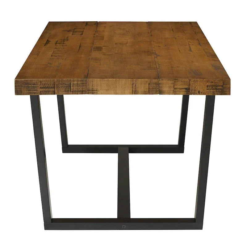 Distressed Pine Wood Dining Table 72