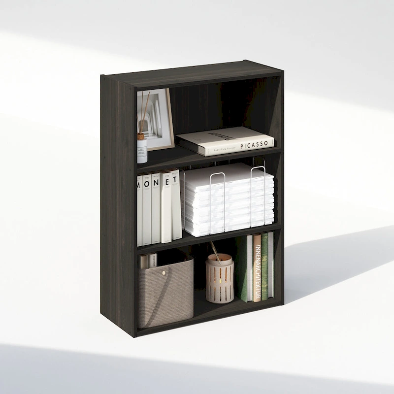 Furinno Simple Open Shelf, Bookcases, 3-Tier