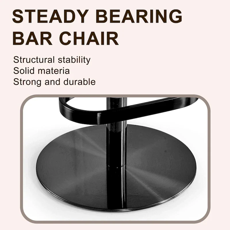 CAROCC Velvet Counter Bar stool with Height Adjustable and Swivel