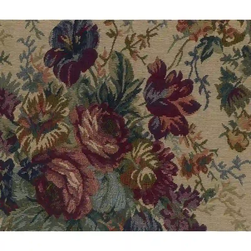 Bali 18-inch Footstool with Tapestry Cushion