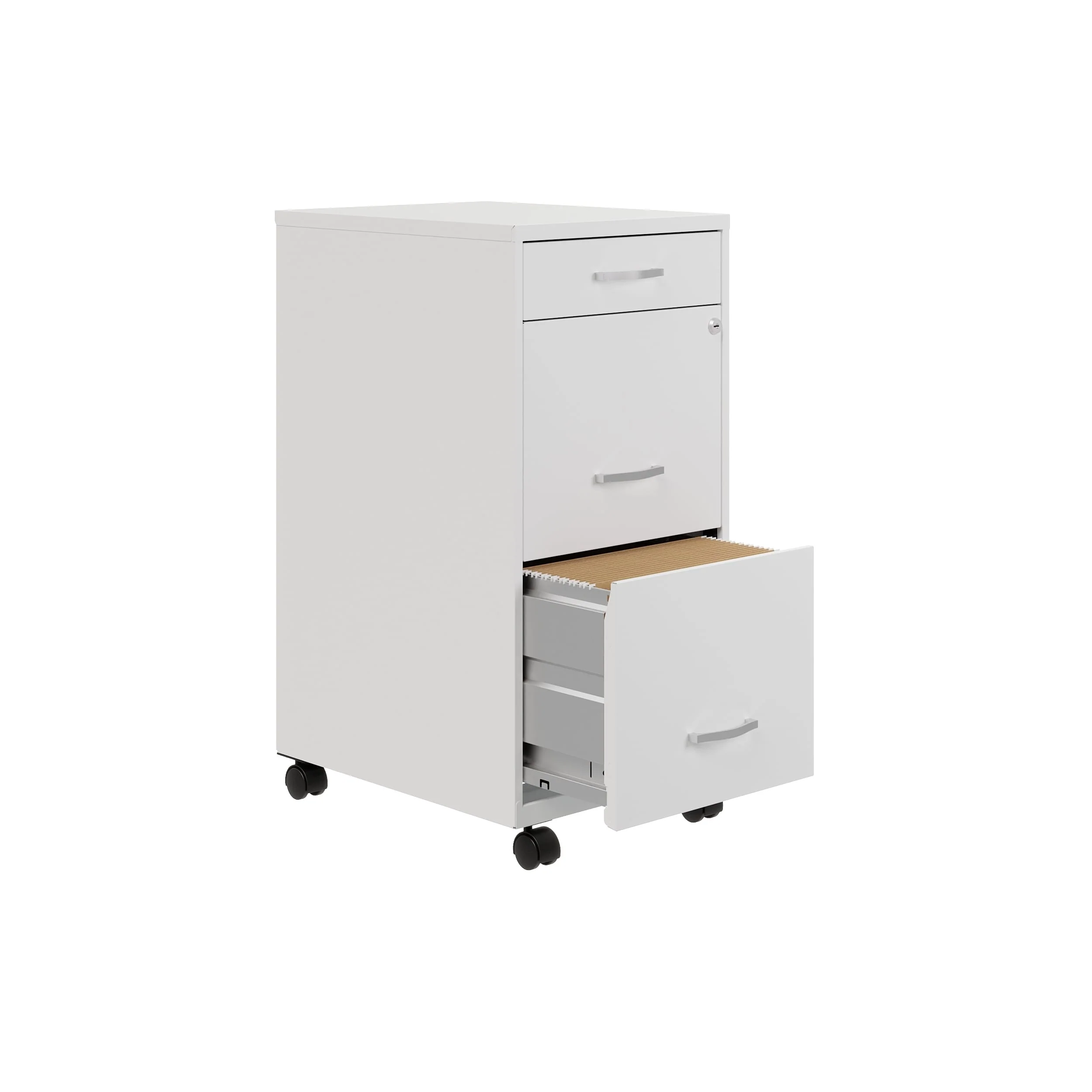 Space Solutions 18 Deep 3 Drawer Metal File Cabinet