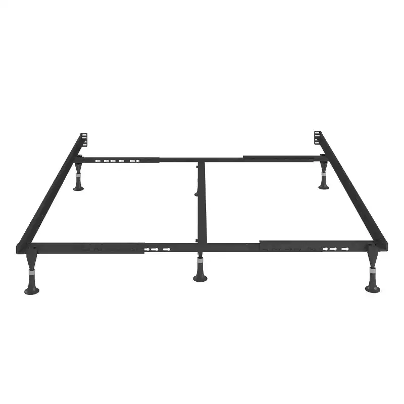 Hollywood Bed Frame Atlas Lock Metal Bed Frame with Universal Sizing Black