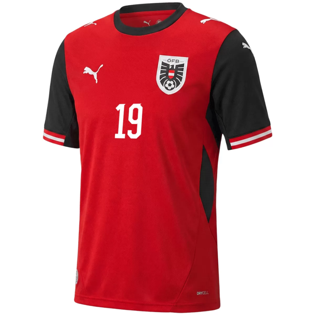 BAUMGARTNER #19 Austria Home Jersey World Cup 2026