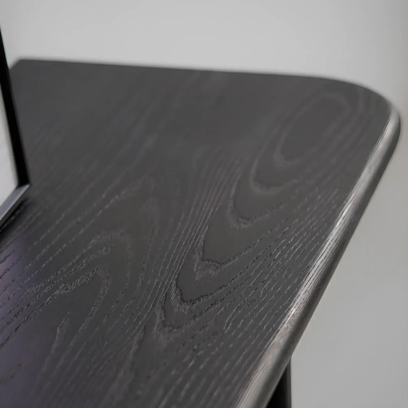 Modern Rectangle Black Ash Console Table