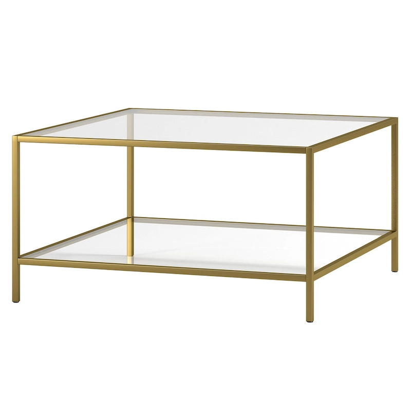 Sivil 32 Square Coffee Table with Shelf