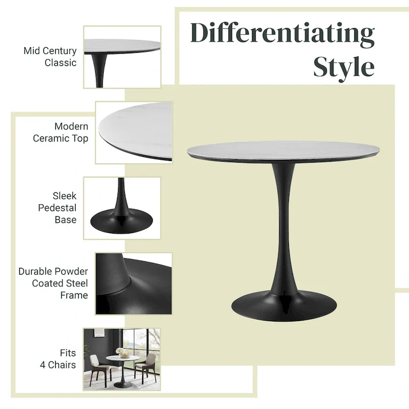 Anson Round Dining Table