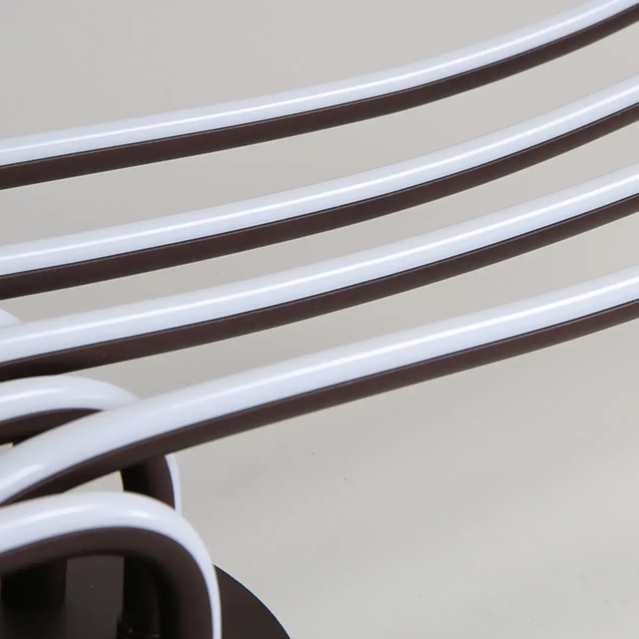 Modern Linear Semi Flush Ceiling Light with Silica Gel Shade