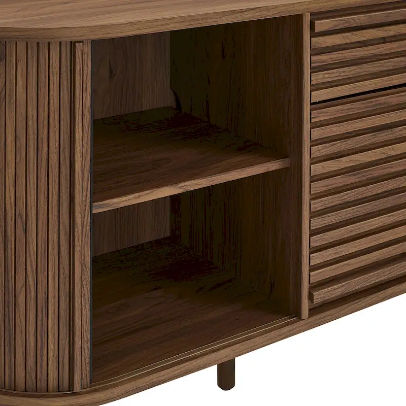 Harlan 67  Fluted Oval Sideboard Cabinet