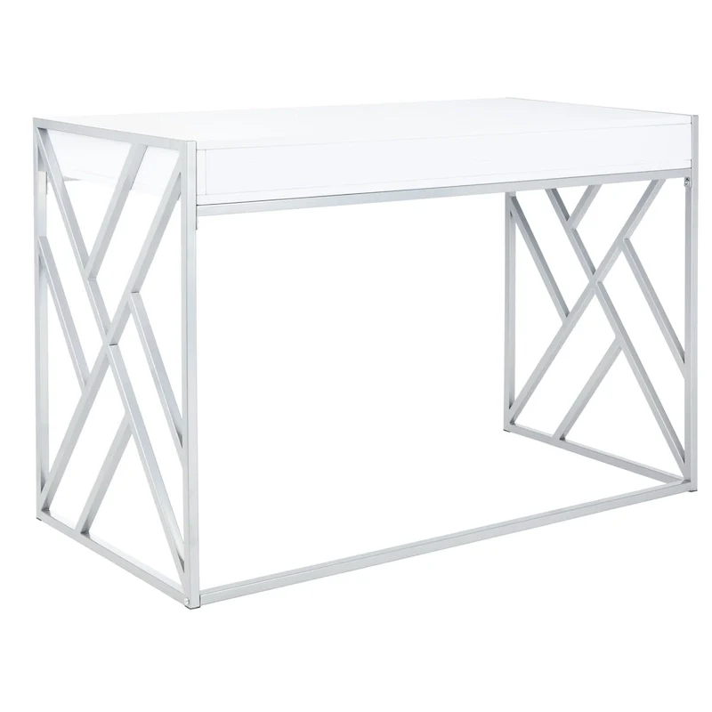 SAFAVIEH Manila Modern Dual-Tone 1-Drawer Desk