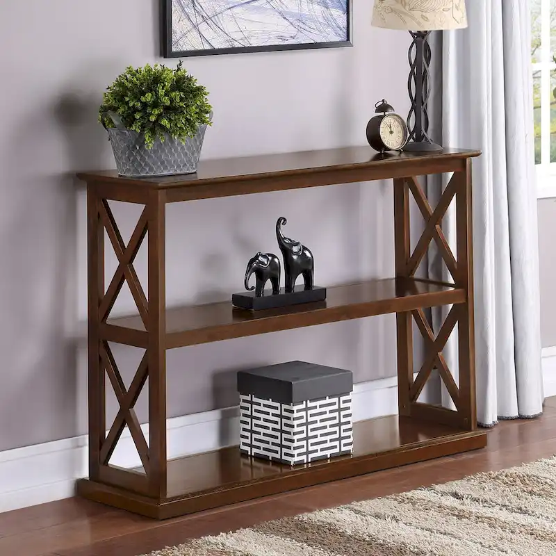 Convenience Concepts Coventry Console Table with Shelves