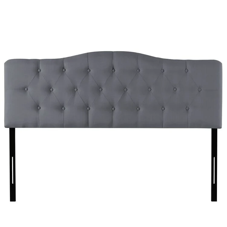 Cecilia Button Tufted Upholstered Headboard, Height Adjustable Headboards,Bed Backboard Premium Padded Fabric Headboard