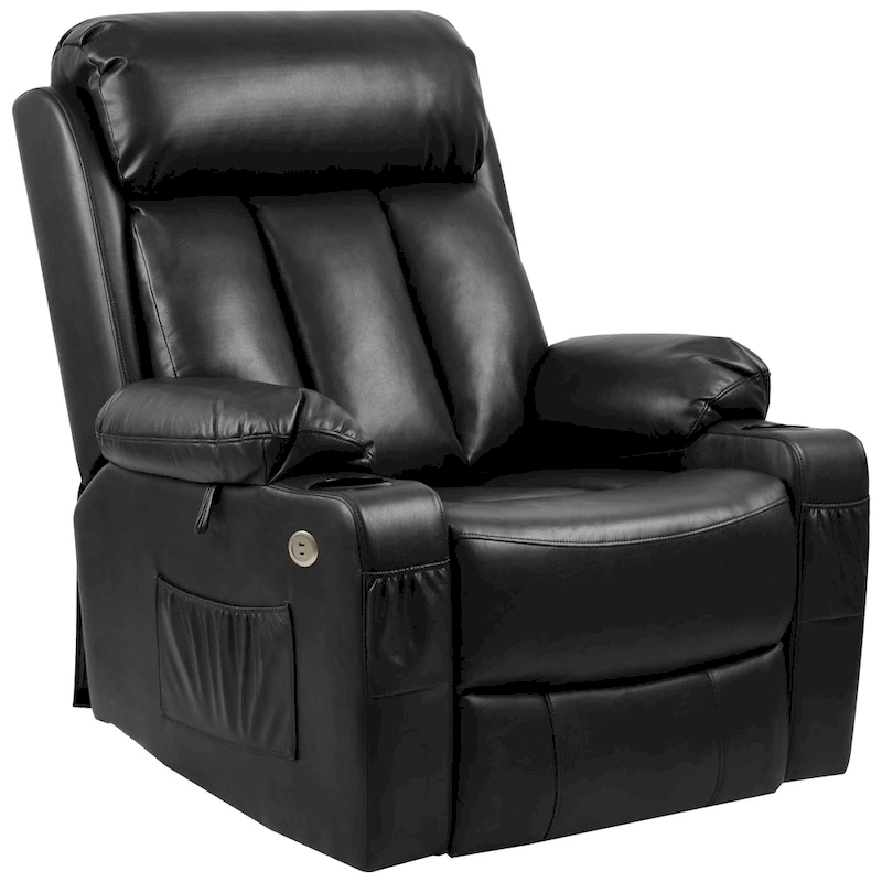 Moasis PU Massage Reclining Chair