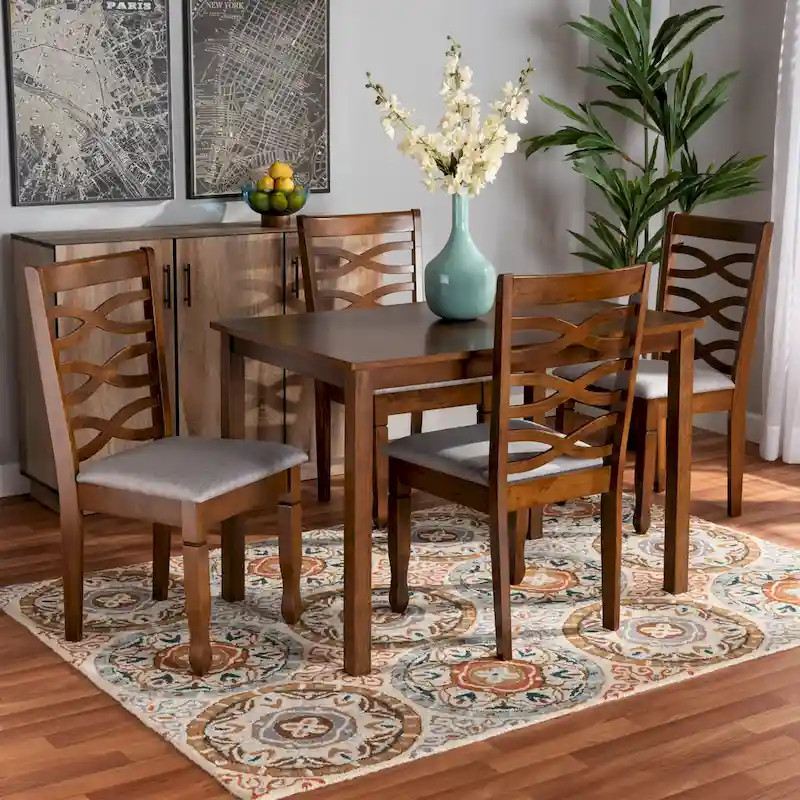 Lanier Modern and Contemporary 5-Piece Dining Set
