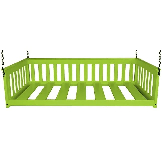 Pine Twin Mission Hanging Daybed with Chain