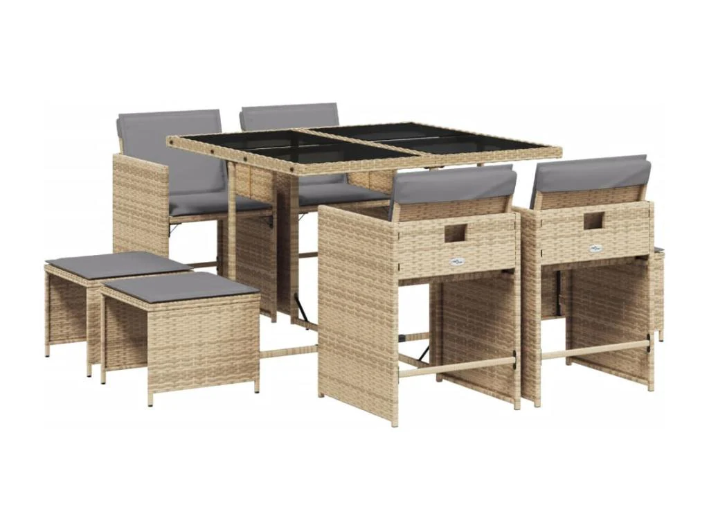 Ensemble Manger Jardin - Beige