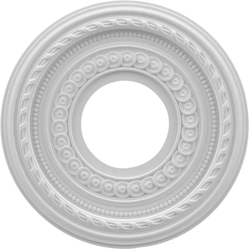 3 1/2  Inside Diameter - Cole Thermoformed PVC Ceiling Medallion