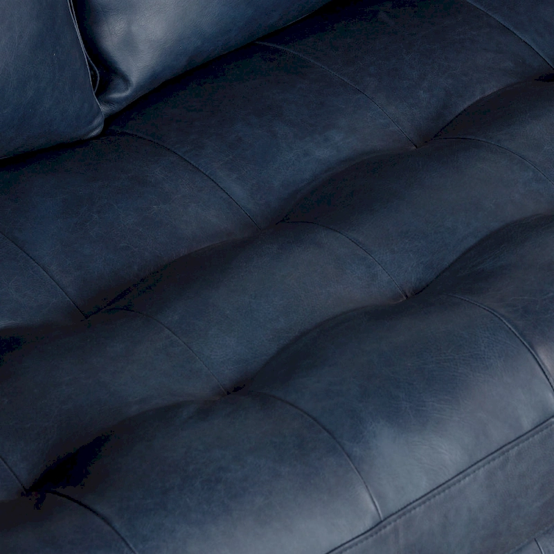 Poly & Bark Napa 72 Apartment Sofa - Full Grain Genuine Italian Leather