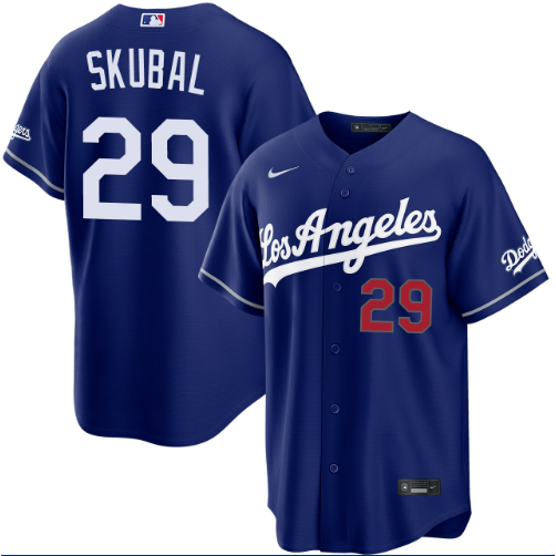 Tarik Skubal Los Angeles Dodgers Alternate Royal Stadium Jersey