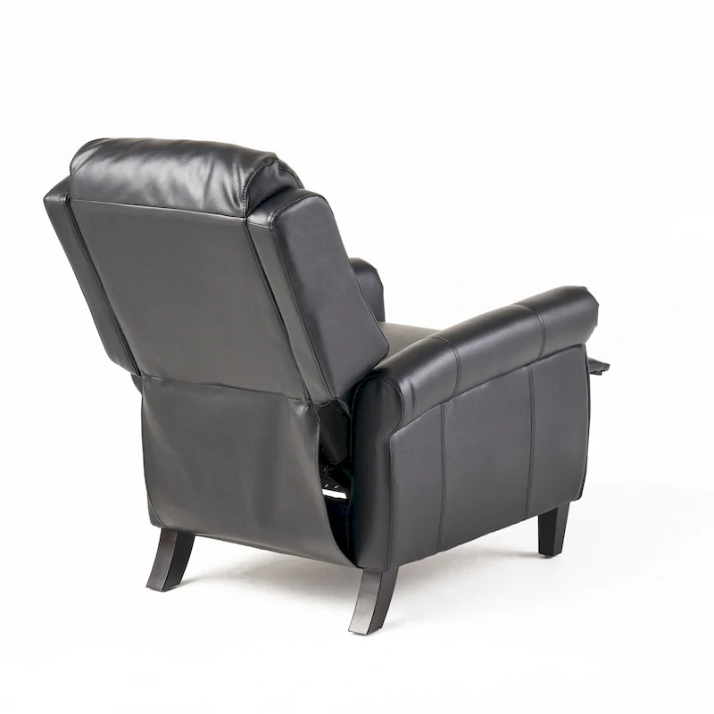 Haddan PU Leather Recliner Club Chair by Christopher Knight Home