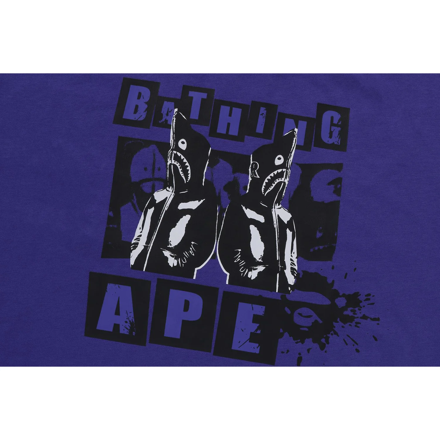 GRAFFITI BAPE LOGO RELAXED FIT TEE #2 MENS