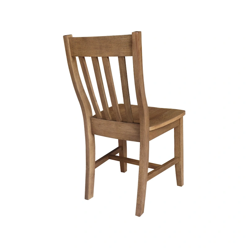 Copper Grove Quince Solid Wood Schoolhouse Chairs, Set of 2