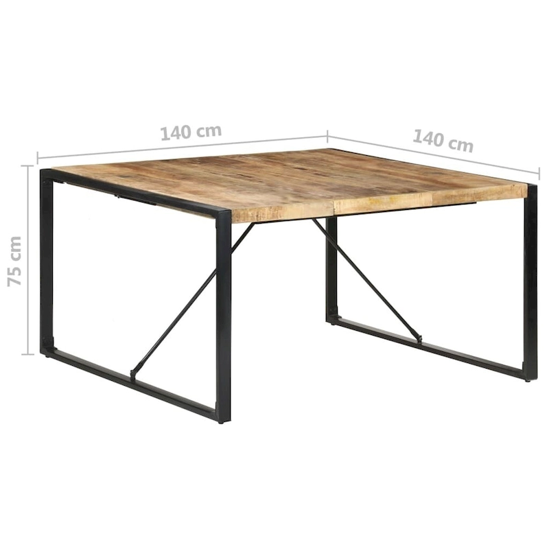 vidaXL Dining Table Kitchen Table Home Dining Room Breakfast Dinner Table