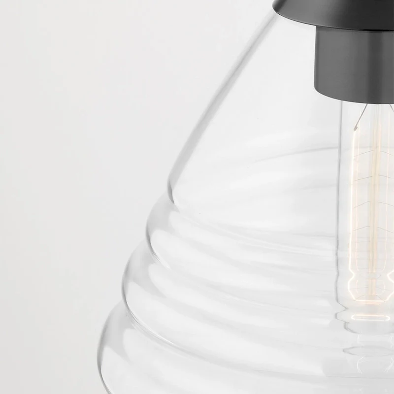 Mitzi by Hudson Valley Marissa 13-inch Pendant with Clear Glass