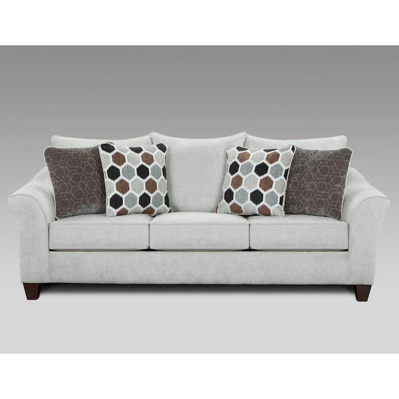 Roundhill Furniture Camero Fabric Pillowback Sofa